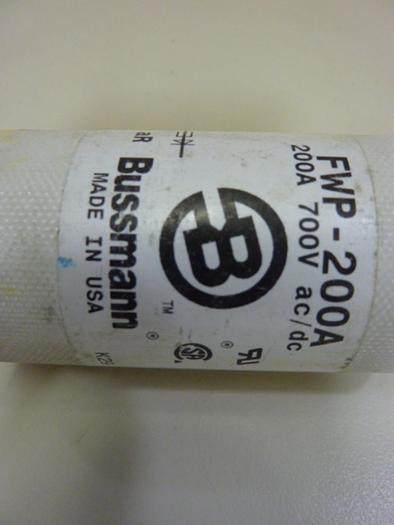 Used BUSSMANN 200 Amp Fuse FWP-200A #62291