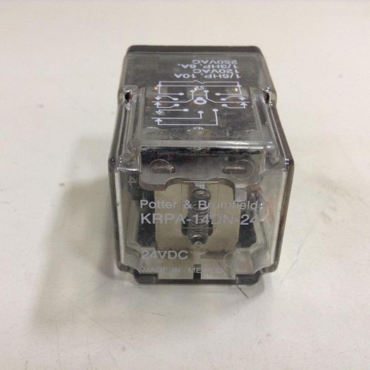 Used POTTER & BRUMFIELD Relay KRPA-14DN-24 #76419
