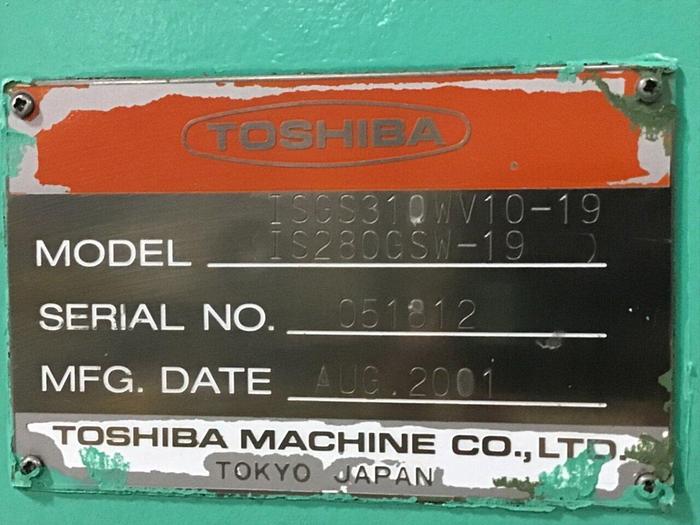 Used TOSHIBA 310 Ton Injection Molding Machine ISGS310WV10-19B USED