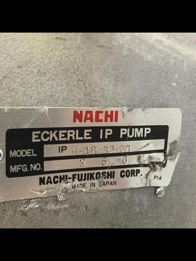 Used NACHI Eckerle IP Pump IPH-4B-32-20 #106609