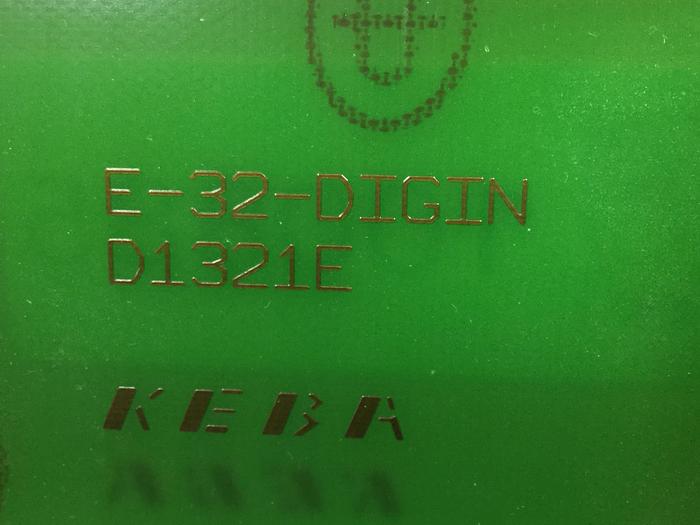 Used KEBA Engel Circuit Board E-32-DIGIN D1321E Used