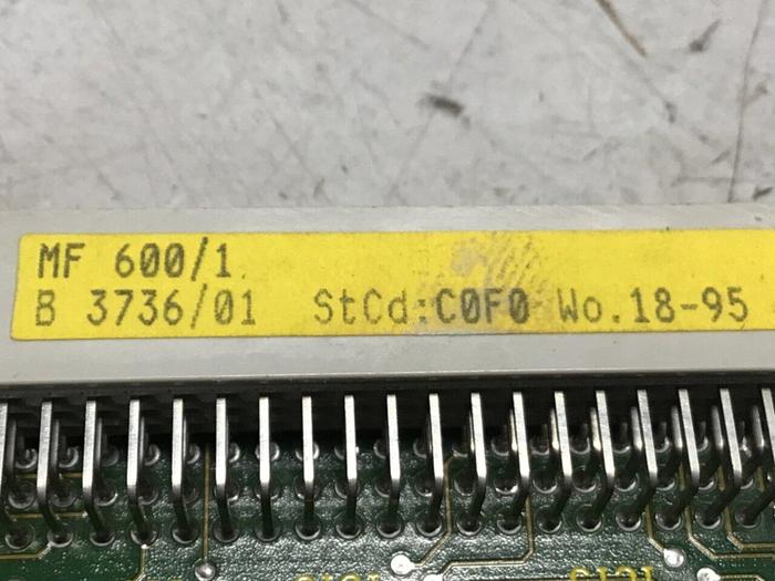 Used BACHMANN Surveillance Card MF600/1 Used