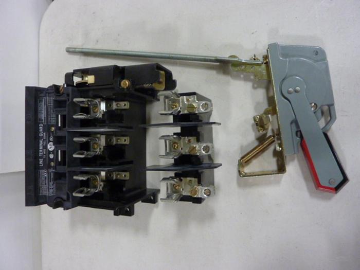 Used ALLEN BRADLEY 60 Amp Disconnect Switch 1494V-DS60 SER A #57438