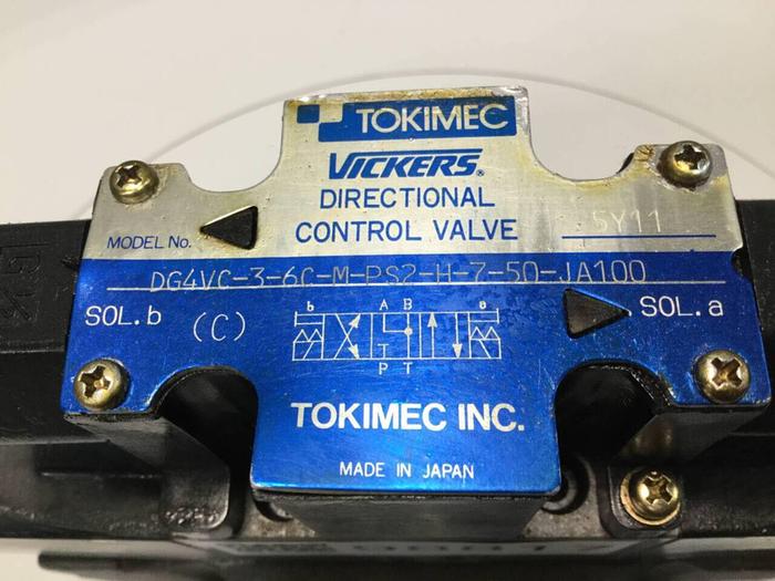 Used TOKIMEC VICKERS Valve DG3V-7-3C-E-T-10-JA8-SM15-7 USED