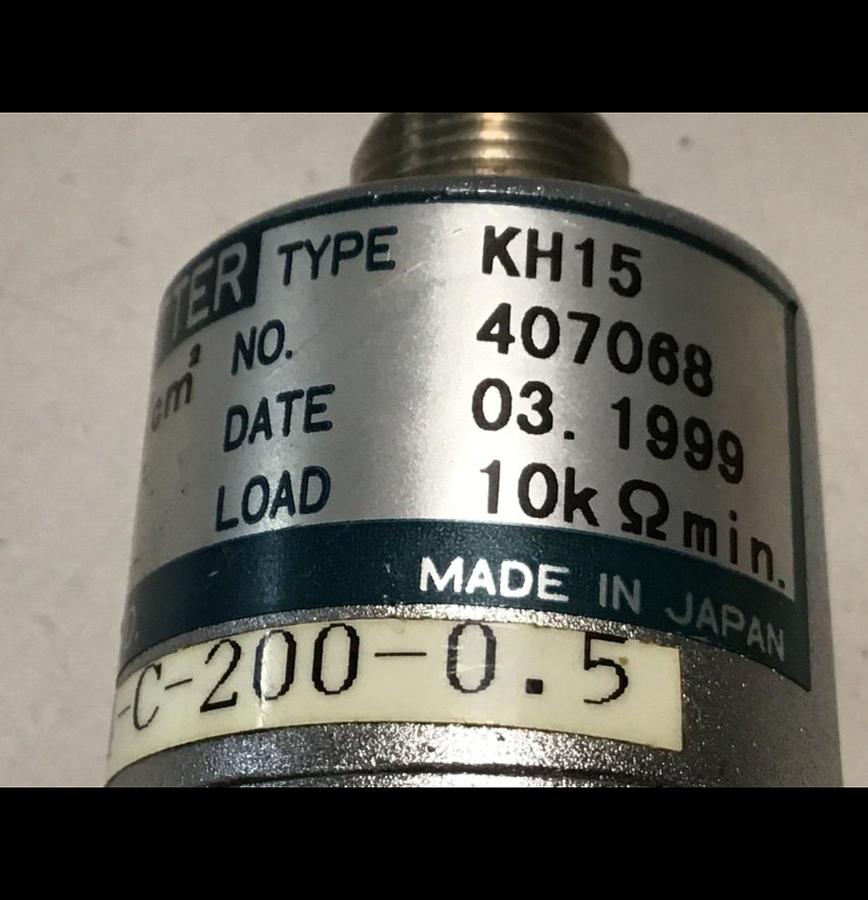 Used NAGANO Pressure Transducer KH15-PT14-C-200-0.5 Used