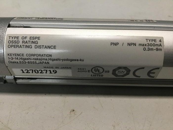 Used KEYENCE CORP Light Curtain Transmitter SL-C24H-T #112849