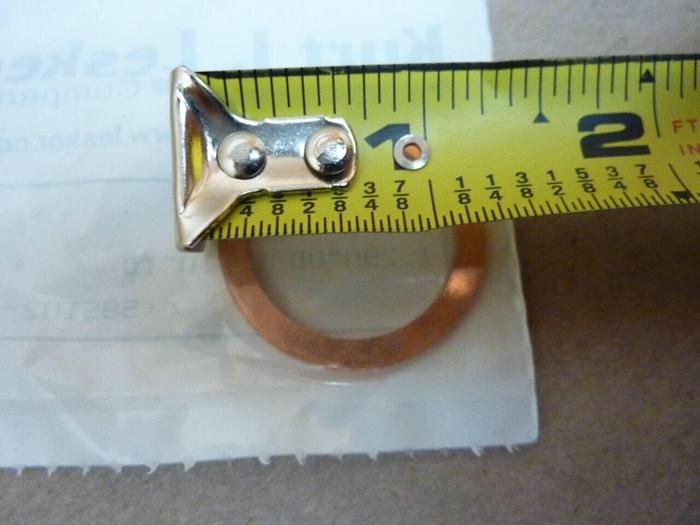 KURT J LESKER Copper Gasket 212-CG #40174 DNL SCRAPPED