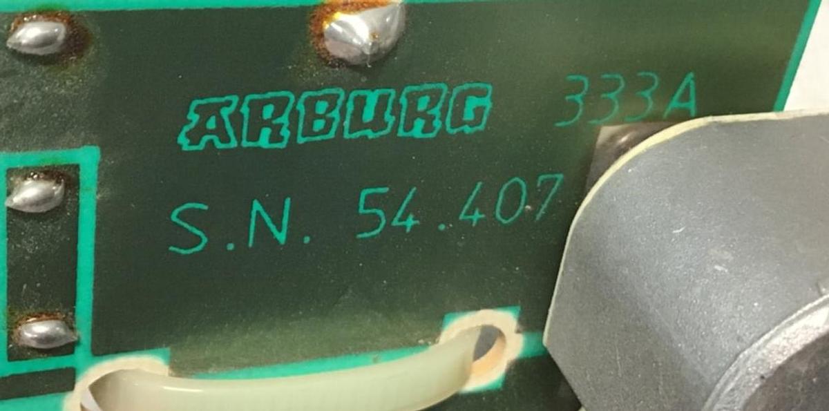 Used ARBURG Circuit Board w/ Rectifier 333A Used