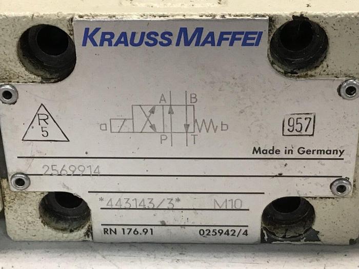 Used KRAUSS MAFFEI Valve 2569914 #125932