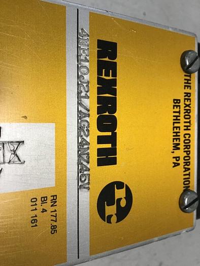 Used REXROTH Valve 4WE10J21/AG24NZ45V #137272