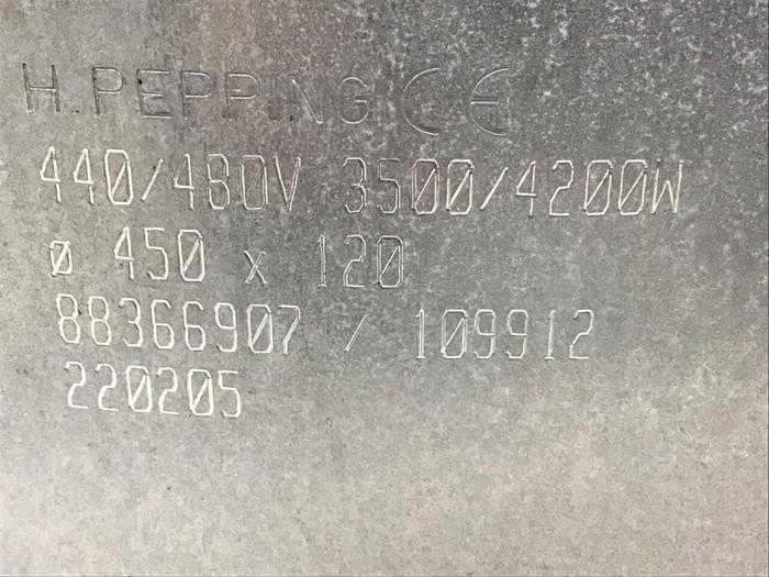 H PEPPING 3500/4200 Watt Ceramic Heater Band 88366907/109912 #123942