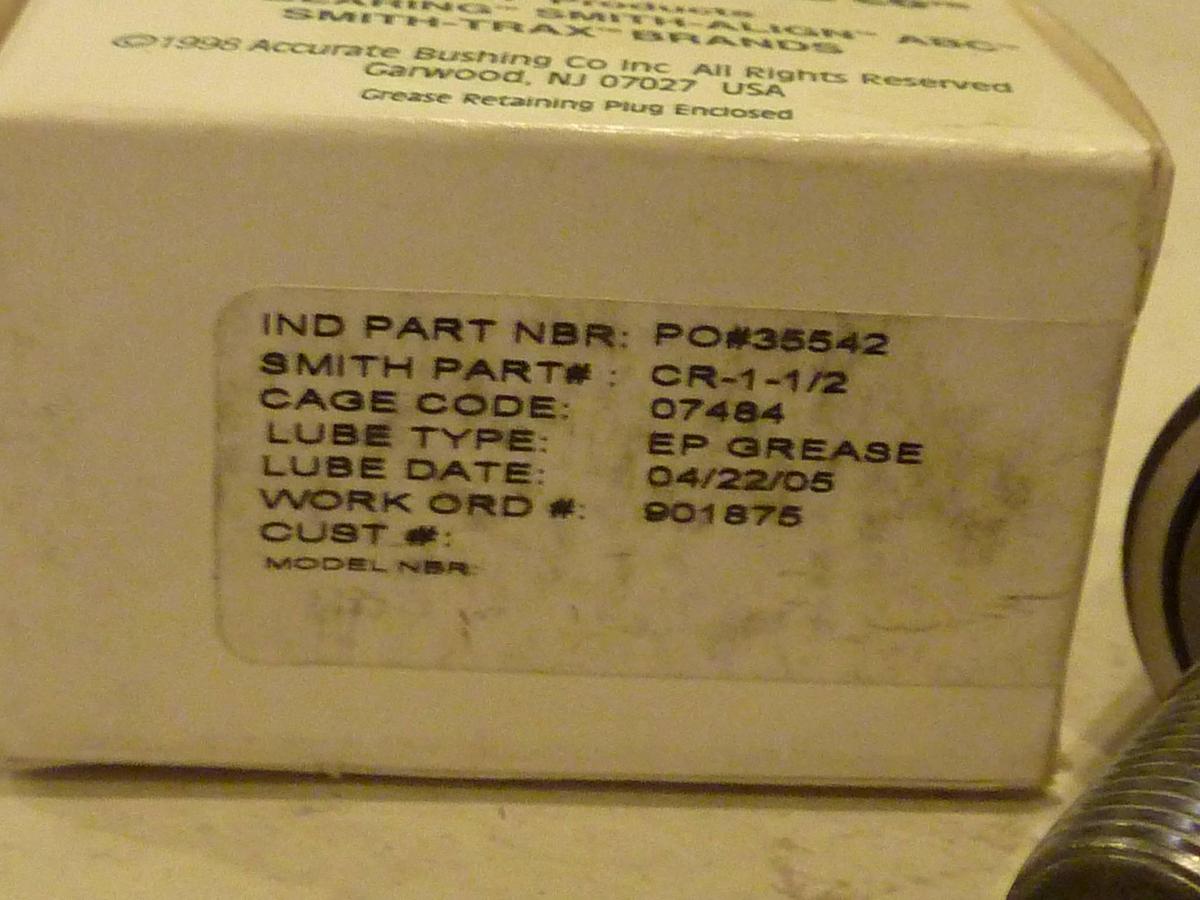 SMITH BEARING Bushing CR-1-1/2 NEW