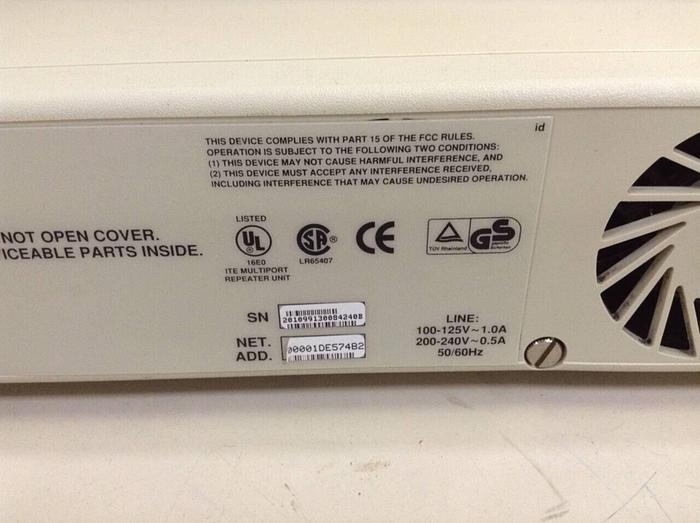 Used CABLETRON 10 Base-T Hub w/ Lanview SEHI-24 #75003