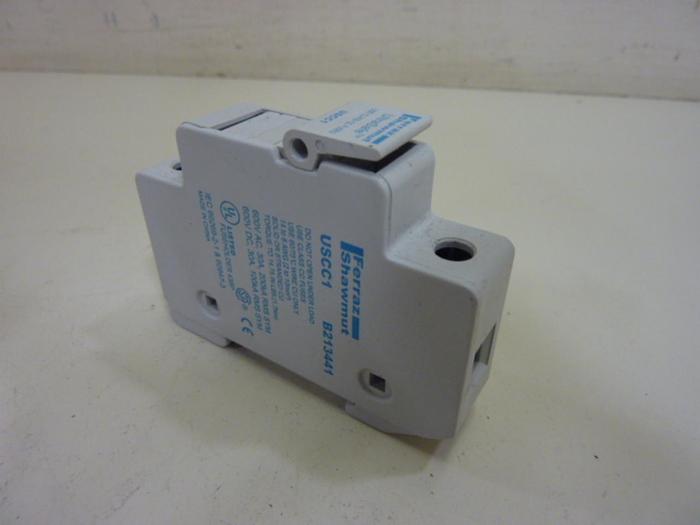 Used FERRAZ SHAWMUT 30 Amp Fuse Holder USCC1 #62844