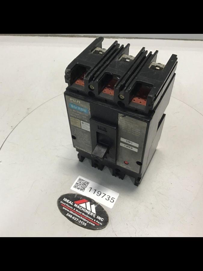 Used FUJI ELECTRIC 125 Amp Circuit Breaker BU-FSB3125 USED 