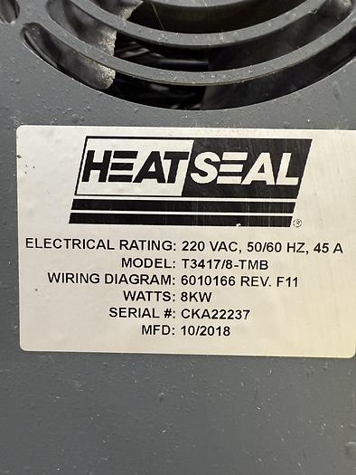 Used Heatseal T3417/8-TMB