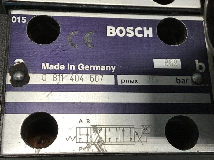 Used BOSCH SERVO Hydraulic Valve 0 811 404 607 USED