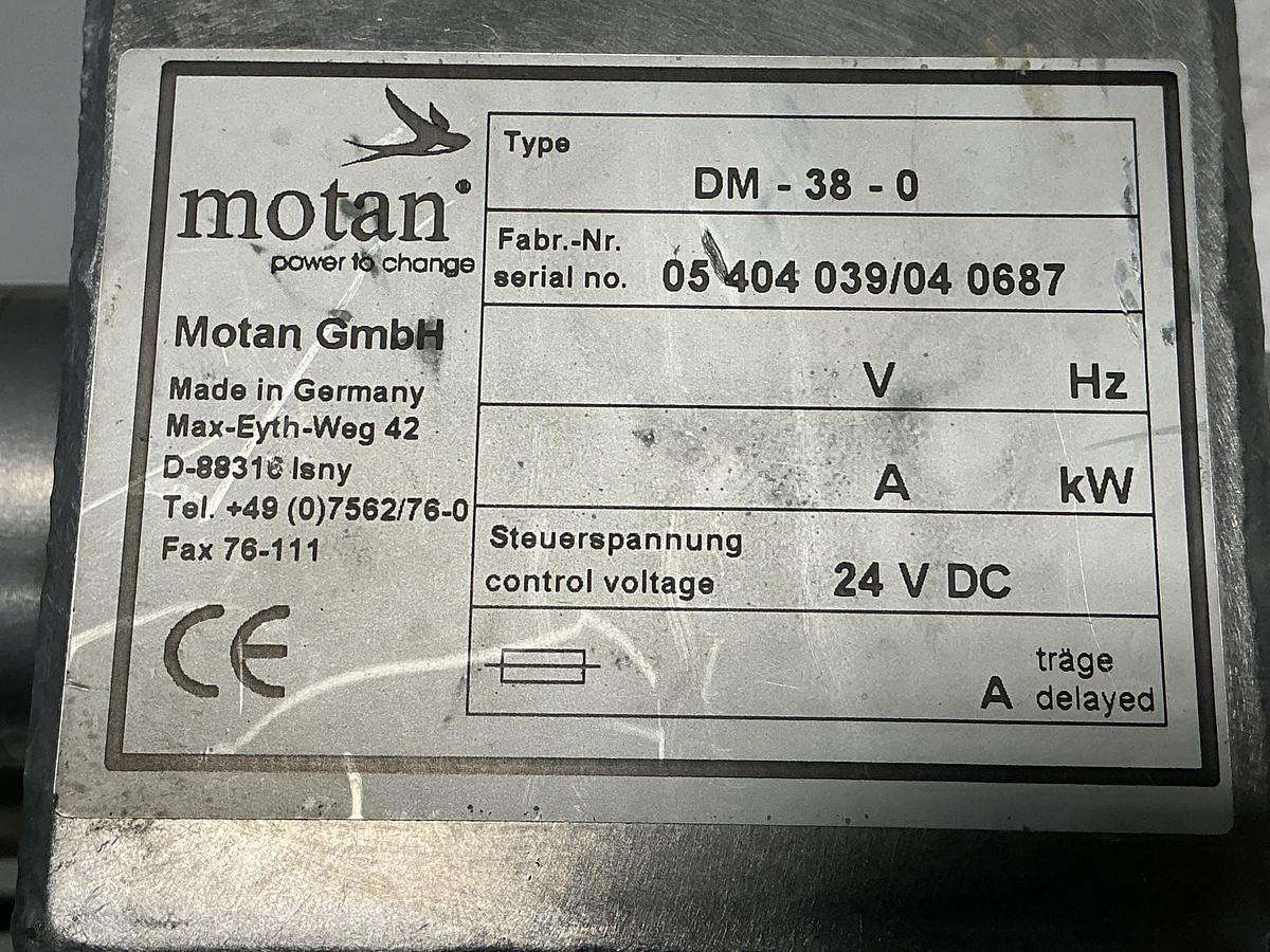 Used MOTAN DM-38-0