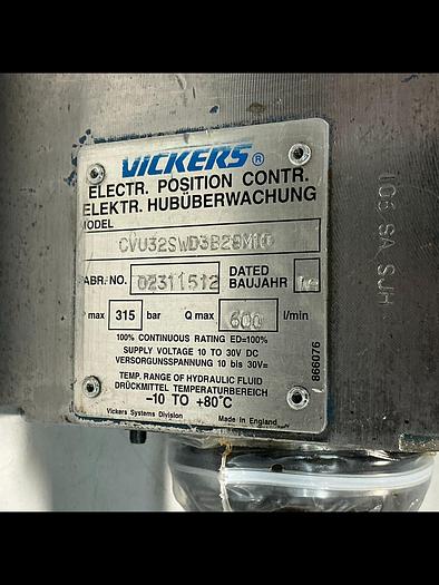 Used VICKERS DG4V-35M-2A-M-U-HL7-60-EN490