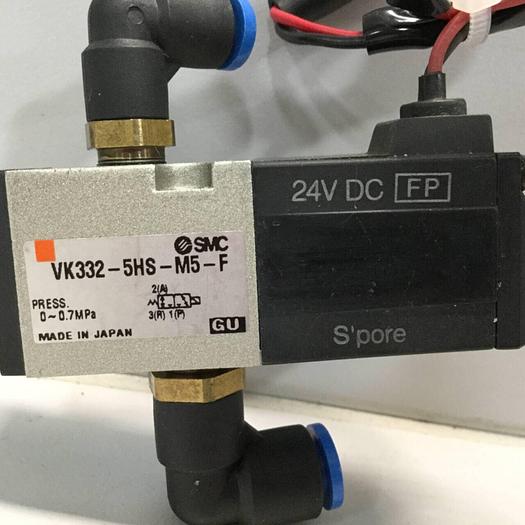 Used SMC Solenoid Valve VK332-5HS-M5-F #93345