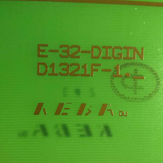 Used KEBA Input Module E-32-DIGIN D1321F-1 Used