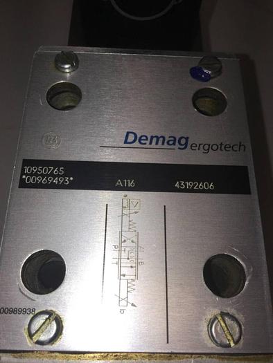 Used DEMAG / Ergotech Proportional Valve 10950765 Used