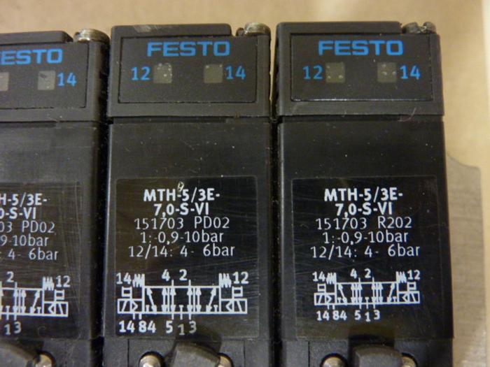 Used FESTO Control Block w/ Valves IFB8-03 #52798
