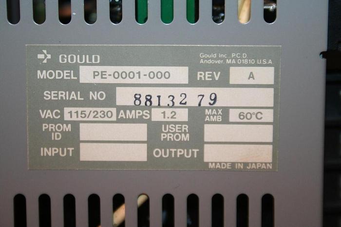 Used GOULD Power Supply PE0001-000 #11538