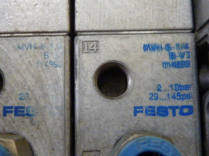 Used FESTO Control Block / Valve Terminal IFB8-02 #52861