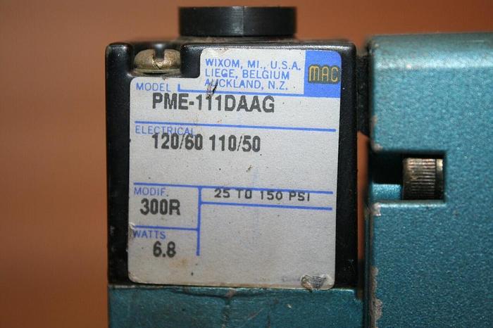 Used MAC VALVE Valve MV-A2B-A111-PM-111DA #19139
