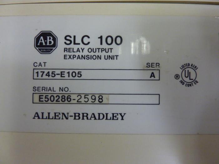 Used ALLEN BRADLEY Expansion Unit 1745-E105 SER A #53380