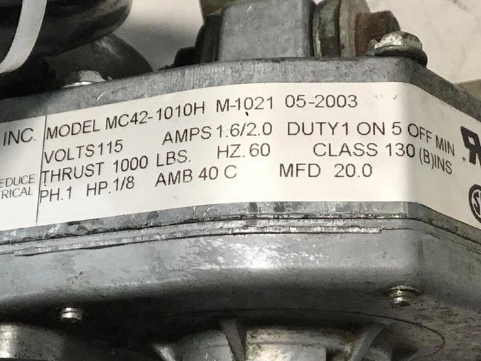 Used HUBBELL Actuator MC42-1010H M1021 #134041