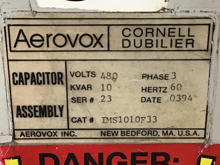 Used AEROVOX Capacitor Assembly IMS1010F33 #128727
