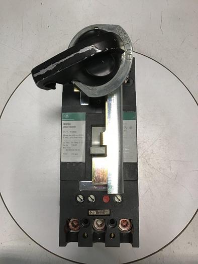 Used GE 125 Amp Circuit Breaker TFJ236125 / DISCONNECT #145359