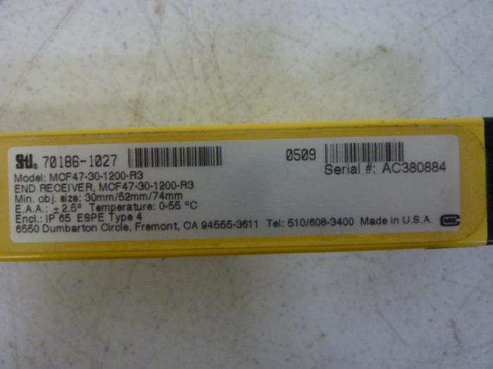 Used STI Light Curtain End Receiver MCF47-30-1200-R3 Used
