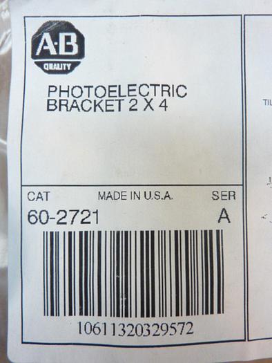 Used ALLEN BRADLEY Bracket 602721 SER B #40604