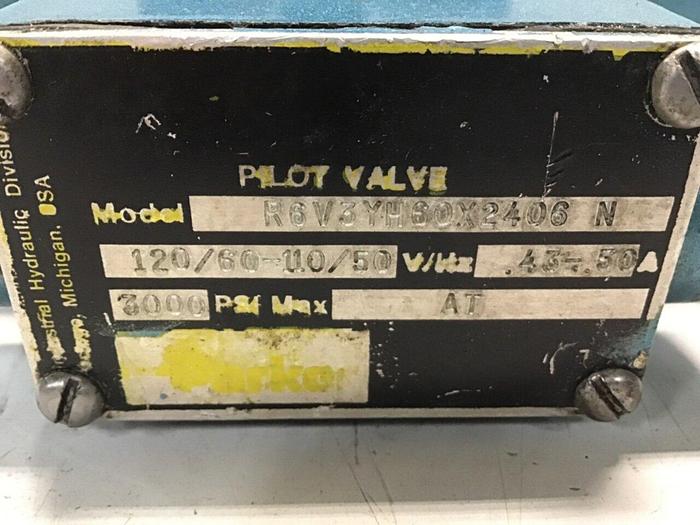Used VICKERS Valve R6V3YH60X2406 N #140549