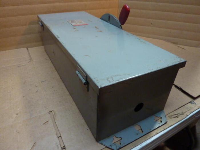 Used WESTINGHOUSE 100 Amp Safety Disconnect Switch JHFN363C #28324