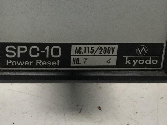 Used KYODO Preset Relay Timer SPC-10 #109198