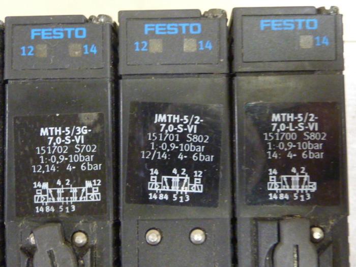 Used FESTO Control Block / Valve Terminal IFB13-03 Used
