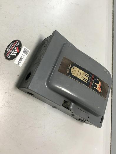 Used SIEMENS 30 Amp Disconnect Switch F351 #118838