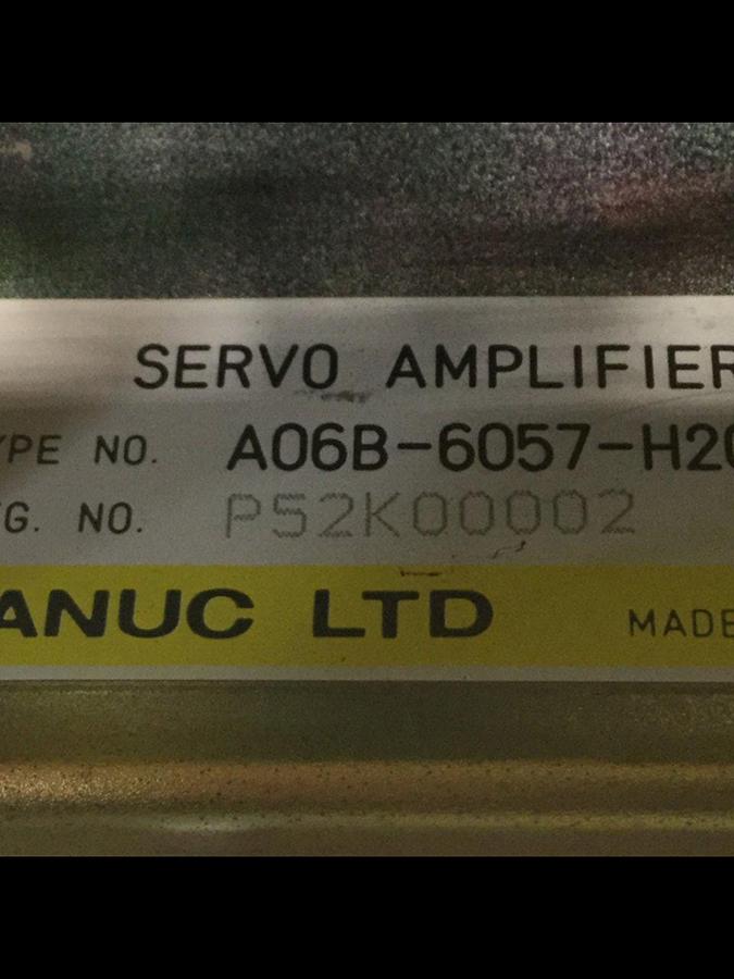 Used FANUC Servo Amplifier A06B-6057-H202 #105411