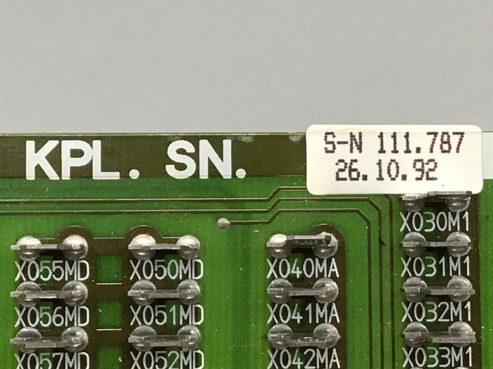 Used ARBURG Circuit Board 593 #120125