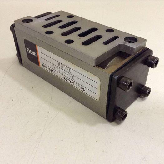 Used SMC Perfect Spacer Solenoid Valve VV71-FPG #88959