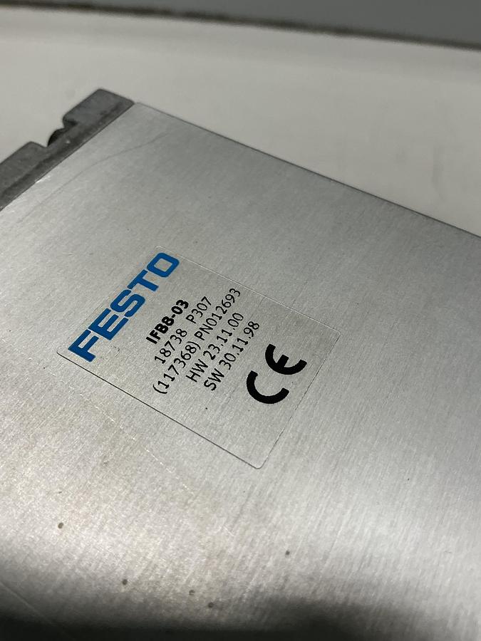 Used FESTO Control Block w/ Valves IFB8-03 #52796