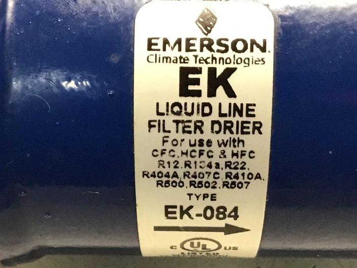 Used EMERSON Liquid Line Filter Drier EK-084 #124193