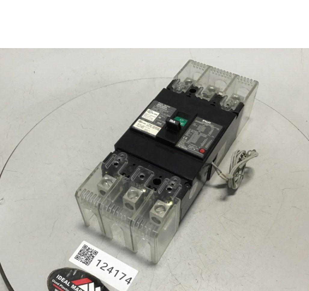 Used FUJI ELECTRIC 20 Amp Circuit Breaker SA103RAUL20 USED