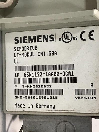 Used SIEMENS Servo Drive SIMODRIVE 6SN1123-1AA00-0CA1 #113807