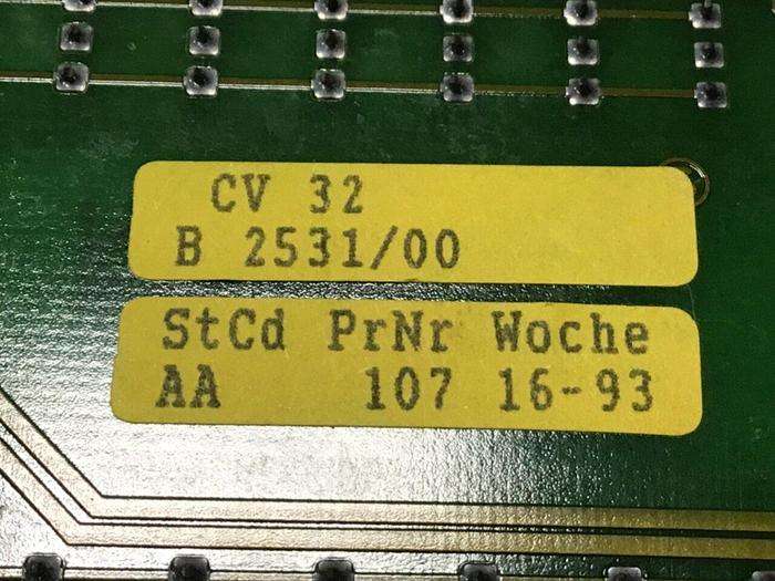 Used BACHMANN ELECTRONIC Circuit Board CV32 #120137