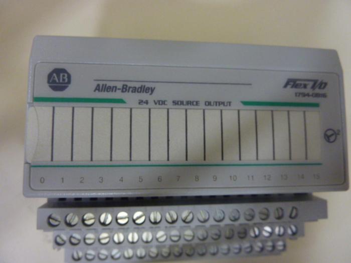 Used ALLEN BRADLEY I/O Module 1794-OB16 SER A #50502